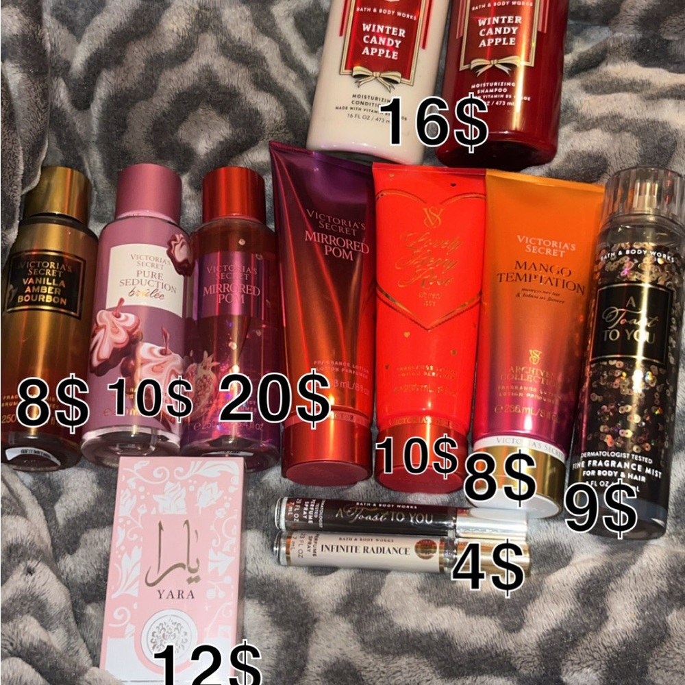 Bath and body and Victoria secret bundle +yara perfume